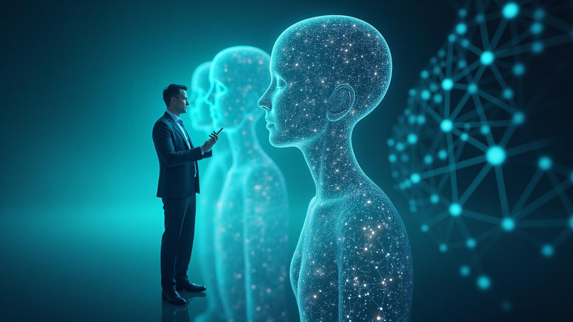 AI consultant clones visualization